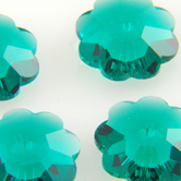 Click here to view larger image SWAROVSKI® ELEMENTS 3700 Marguerite Flower Beads 14mm Emerald