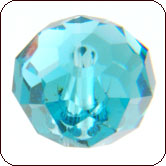 Click here to view larger image Swarovski 5040 Faceted Rondelle (Briolette) Beads 6mm Indicolite
