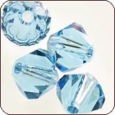 SWAROVSKI® ELEMENTS 5301/5328 Bicone Beads 3mm Aquamarine
