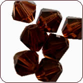SWAROVSKI® ELEMENTS 5301/5328 Bicone Beads 6mm Mocca