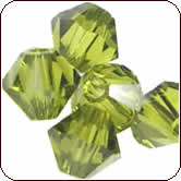 SWAROVSKI® ELEMENTS 5301/5328 Bicone Beads 4mm Olivine