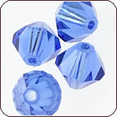 SWAROVSKI® ELEMENTS 5301/5328 Bicone Beads 8mm Sapphire