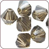 SWAROVSKI® ELEMENTS 5301/5328 Bicone Beads 4mm Smokey Quartz