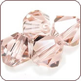 SWAROVSKI® ELEMENTS 5301/5328 Bicone Beads 4mm Vintage Rose