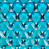 SWAROVSKI® ELEMENTS 2028/2058 Flat Back Rhinestones 34ss Blue Zircon