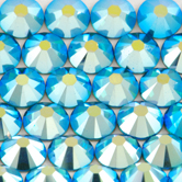 SWAROVSKI® ELEMENTS 2028/2058 Flat Back Rhinestones 16ss Blue Zircon AB