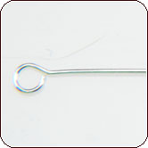 Eyepin 1-inch 24 Gauge - Silver Plated