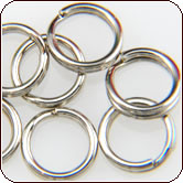 Split Ring 6mm - Nickel Plated Brass
