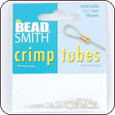 Crimp Tube 1.5mm - Silver Plate