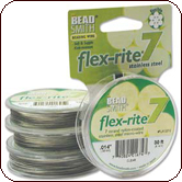 Flex-Rite® Beading Wire 7 Strand .014 in. 30 ft. - Clear