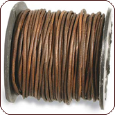 Leather Cord 2mm - Distressed Brown