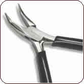 BeadSmith® Super Fine Bent Chain Nose Plier with Spring