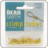 Crimp Tube 2mm - Gold Plate