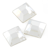 SWAROVSKI® ELEMENTS (2400) Square Flat Back Rhinestones 10mm Crystal Clear