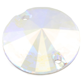 SWAROVSKI® ELEMENTS (3200) Rivoli Sew-on Rhinestones 12mm Crystal AB