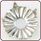 Tiffany Setting for Flat Back Rhinestone 34ss - Nickel