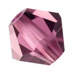 Preciosa® Rondelle Bicone Bead - 5mm Amethyst