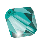 Preciosa® Rondelle Bicone Bead - 6mm Blue Zircon