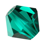 Preciosa® Rondelle Bicone Bead - 5mm Emerald