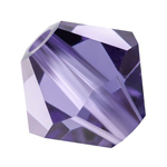 Preciosa® Rondelle Bicone Bead - 4mm Tanzanite