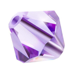 Preciosa® Rondelle Bicone Bead - 5mm Violet