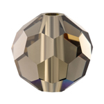 Preciosa® Simple Round Bead - 4mm Black Diamond
