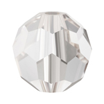 Preciosa® Simple Round Bead - 4mm Crystal Clear