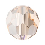 Preciosa® Simple Round Bead - 5mm Crystal Honey