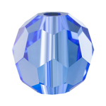 Preciosa® Simple Round Bead - 4mm Sapphire