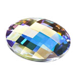 Preciosa® Chessboard Circle MAXIMA Hot Fix 10mm Crystal AB