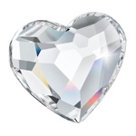 Preciosa® Heart MAXIMA Hot Fix 10mm Crystal Clear