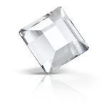 Preciosa® Square MAXIMA Flat Back 3mm Crystal Clear