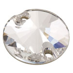 Preciosa® Rivoli 2H Sew-on Stones 14mm Crystal Clear