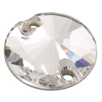 Preciosa® Rivoli 2H Sew-on Stones 10mm Crystal Clear