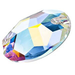 Preciosa® Oval 2H Sew-on Stones 10x7mm Crystal AB