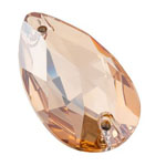 Preciosa® Drop 2H Sew-on Stones 12x7mm Crystal Honey