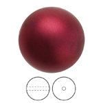 Preciosa® Nacre Round Pearl MAXIMA 1H - 4mm Pearl Effect Bordeaux