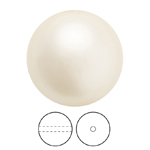 Preciosa® Nacre Round Pearl MAXIMA 1H - 6mm Pearl Effect Cream