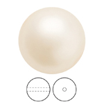 Preciosa® Nacre Round Pearl MAXIMA 1H - 6mm Pearl Effect Creamrose