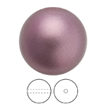 Preciosa® Nacre Round Pearl MAXIMA 1H - 4mm Pearl Effect Light Burgundy