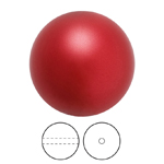 Preciosa® Nacre Round Pearl MAXIMA 1H - 4mm Pearl Effect Red