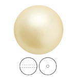 Preciosa® Nacre Round Pearl MAXIMA 1H - 10mm Pearl Effect Vanilla