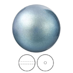 Preciosa® Nacre Round Pearl MAXIMA 1H - 8mm Pearlescent Blue