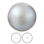 Preciosa® Nacre Round Pearl MAXIMA 1H - 10mm Pearlescent Grey