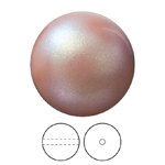 Preciosa® Nacre Round Pearl MAXIMA 1H - 5mm Pearlescent Pink