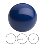 Preciosa® Nacre Round Pearl MAXIMA 1/2H - 6mm Crystal Navy Blue