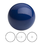 Preciosa® Nacre Round Pearl MAXIMA 1/2H - 10mm Crystal Navy Blue