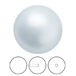 Preciosa® Nacre Round Pearl MAXIMA 1/2H - 8mm Pearl Effect Light Blue