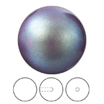 Preciosa® Nacre Round Pearl MAXIMA 1/2H - 12mm Pearlescent Violet