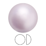 Preciosa® Nacre Pearl Round Cabochon - 8mm Pearl Effect Lavender